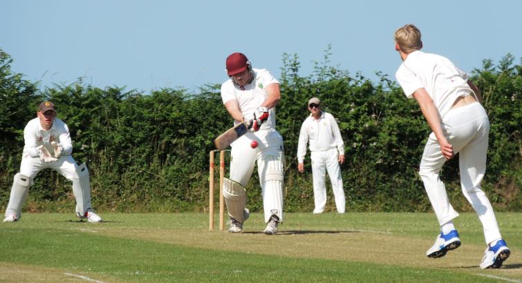 Toby Hayman of Burton is top of the batting chart